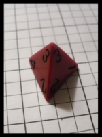 Dice : Dice - 4D - Red with Black Numerals on Points Ebay Sept 2009